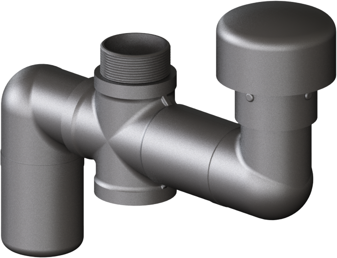 Ventilation System Assembly 2x-V IN-OUT G2"f