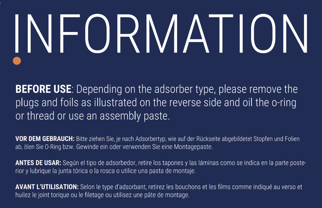 Adsorber Insert