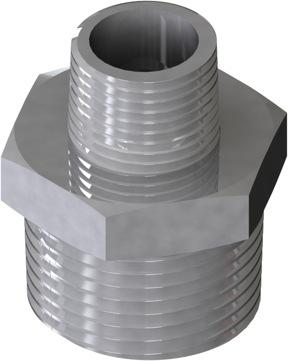 [03.2164.42] Adapter SS, R3/8"m - R3/4"m