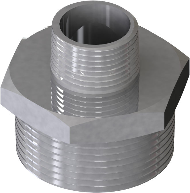[03.2164.45] Adapter SS, R3/4"m - R1-1/2"m