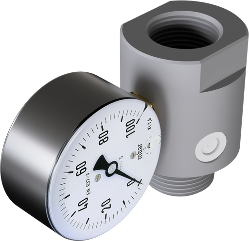 [08.2104.15] Protection Adapter 100/150mbar G1"