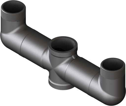 [03.0001.08] Mounting Adapter SS 2-V-2"m 2-2"